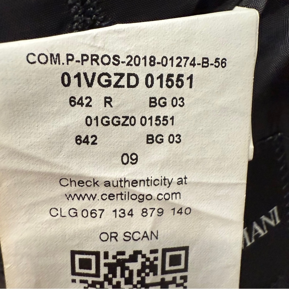 Emporio Armani G-Line Plaid  Super Sports Coat Sz 56 - Picture 5 of 6